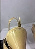 Chanel 100% Leather Color Block Tan Ivory Leather Slingback Pumps Size 7 - photo 4