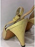 Chanel 100% Leather Color Block Tan Ivory Leather Slingback Pumps Size 7 - photo 7