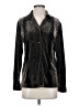 Sag Harbor Metallic Black Long Sleeve Blouse Size S - photo 1