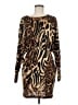 Venus Animal Print Brown Casual Dress Size M - photo 1