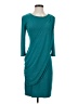 Michael Tyler Solid Teal Cocktail Dress Size XS - photo 1