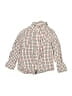Gymboree 100% Cotton Checkered-gingham Green Long Sleeve Button-Down Shirt Size 4T - photo 1
