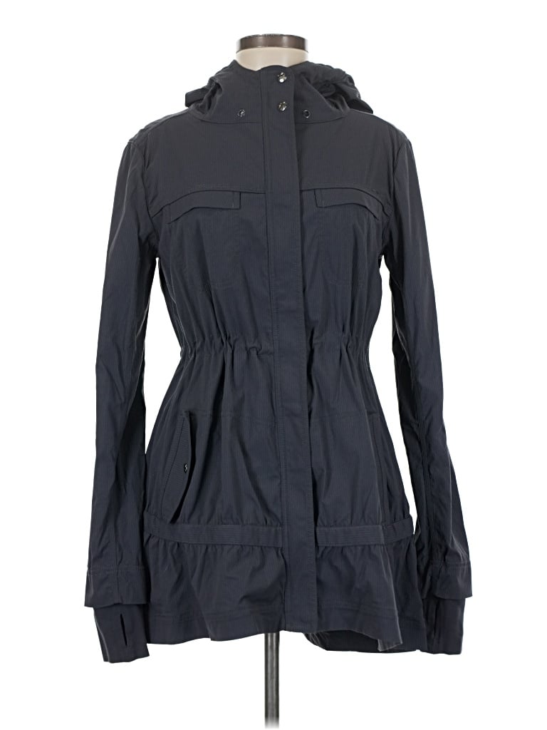 Pre-owned Lululemon Athletica Raincoat In Blue