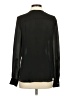 A.L.C. 100% Silk Black Long Sleeve Polo Size XS - photo 2