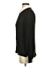 A.L.C. 100% Silk Black Long Sleeve Polo Size XS - photo 5