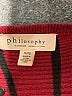 Philosophy Republic Clothing Stripes Burgundy Pullover Sweater Size 1X - photo 7
