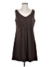Unbranded Solid Brown Casual Dress Size S (estimated) - photo 1
