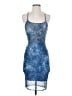 bijou Tie-dye Blue Cocktail Dress Size XS (estimated) - photo 1