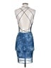 bijou Tie-dye Blue Cocktail Dress Size XS (estimated) - photo 2