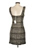 Lavender Brown Tweed Gray Cocktail Dress Size XS - photo 2