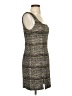 Lavender Brown Tweed Gray Cocktail Dress Size XS - photo 4