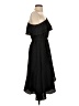 Likely 100% Polyester Solid Black Cocktail Dress Size 4 - photo 4