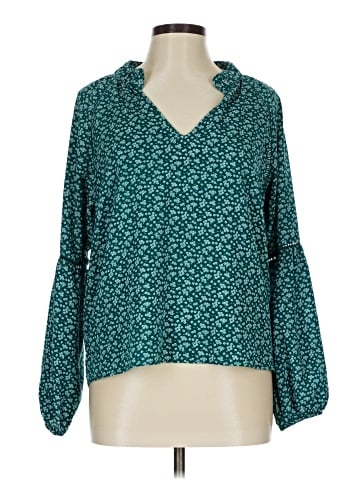 Blue Rain Long Sleeve Blouse (view 1)