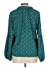 Blue Rain Teal Green Long Sleeve Blouse Size L - photo 2