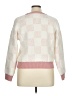 Bearpaw Checkered-gingham Pink Pullover Sweater Size XL - photo 2