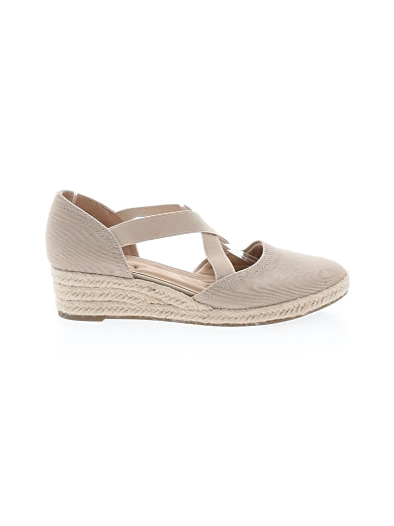 Pre-owned Abella Wedges In Brown