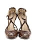 Oscar De La Renta Animal Print Brown Sandals Size EU 37 1/2 - photo 2