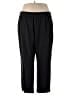Croft & Barrow Solid Black Active Pants Size 3X - photo 1