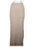 Shein Solid Tan Formal Skirt Size 6 - photo 1