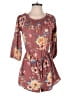 Active USA Floral Burgundy Romper Size S - photo 1