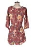 Active USA Floral Burgundy Romper Size S - photo 2