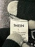 Shein Stripes Black Long Sleeve Blouse Size L - photo 7