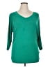 Thanth Green 3/4 Sleeve Top Size XL - photo 1