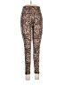 Assorted Brands Animal Print Brown Leggings Size M - photo 1