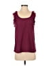 Pins and Needles 100% Polyester Burgundy Sleeveless Top Size S - photo 1