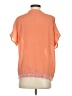 Japna 100% Polyester Orange Short Sleeve Blouse Size S - photo 2