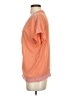 Japna 100% Polyester Orange Short Sleeve Blouse Size S - photo 5