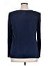 Virgo 100% Polyester Blue Long Sleeve Top Size 14 - photo 2