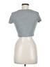 Shein Gray Short Sleeve Turtleneck Size 8 - 10 - photo 2