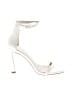 Stuart Weitzman 100% Leather White Sandals Size 10 - photo 1