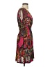 Unbranded 100% Polyester Paisley Red Pink Casual Dress Size S (estimated) - photo 4