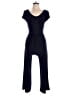 Un Deux Trois 100% Polyester Solid Blue Jumpsuit Size L - photo 1