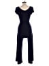 Un Deux Trois 100% Polyester Solid Blue Jumpsuit Size L - photo 2