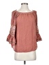 Max Studio 100% Rayon Pink 3/4 Sleeve Blouse Size S - photo 1