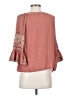 Max Studio 100% Rayon Pink 3/4 Sleeve Blouse Size S - photo 2