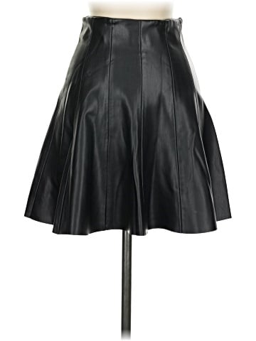 Zara Faux Leather Skirt (view 1)