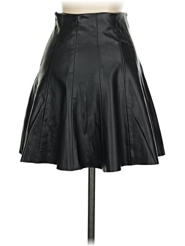 Zara Faux Leather Skirt (view 2)