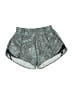Lululemon Athletica Tropical Silver Green Athletic Shorts Size 4 - photo 1