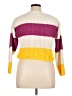 Francesca's 100% Polyester Color Block Yellow Pullover Sweater Size 14 - photo 2