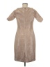 Vince Camuto Metallic Tan Cocktail Dress Size 8 - photo 2