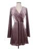 Express Burgundy Casual Dress Size S (petite) - photo 1
