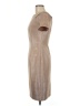 Vince Camuto Metallic Tan Cocktail Dress Size 8 - photo 5