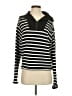 J.Crew 100% Cotton Stripes Black Pullover Sweater Size S - photo 1