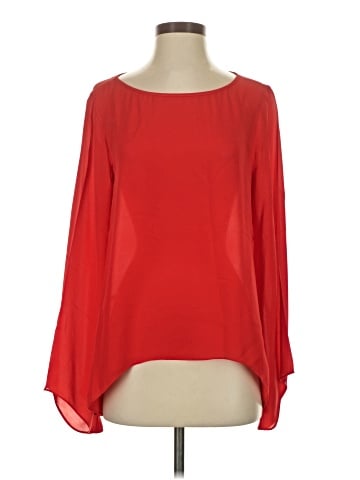 Ramy Brook Long Sleeve Silk Top (view 1)