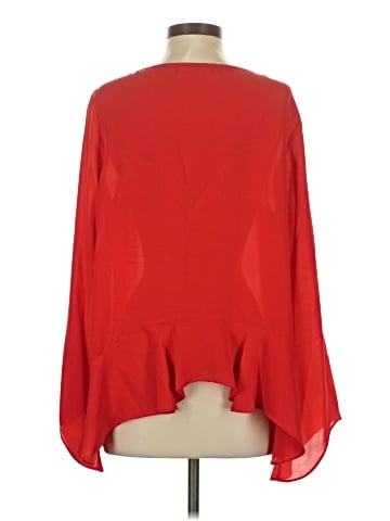 Ramy Brook Long Sleeve Silk Top (view 2)