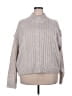 Time and Tru 100% Polyester Solid Gray Turtleneck Sweater Size 22 - photo 1
